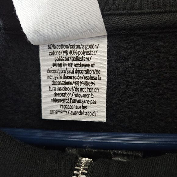 Victoria's Secret PINK 1/4 Zip Sweatshirt Medium Spellout Pullover Fleece - Picture 6 of 6